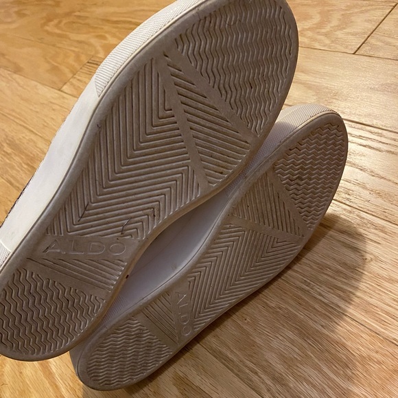 Aldo Suede Glittery Slip-Ons - Picture 4 of 5